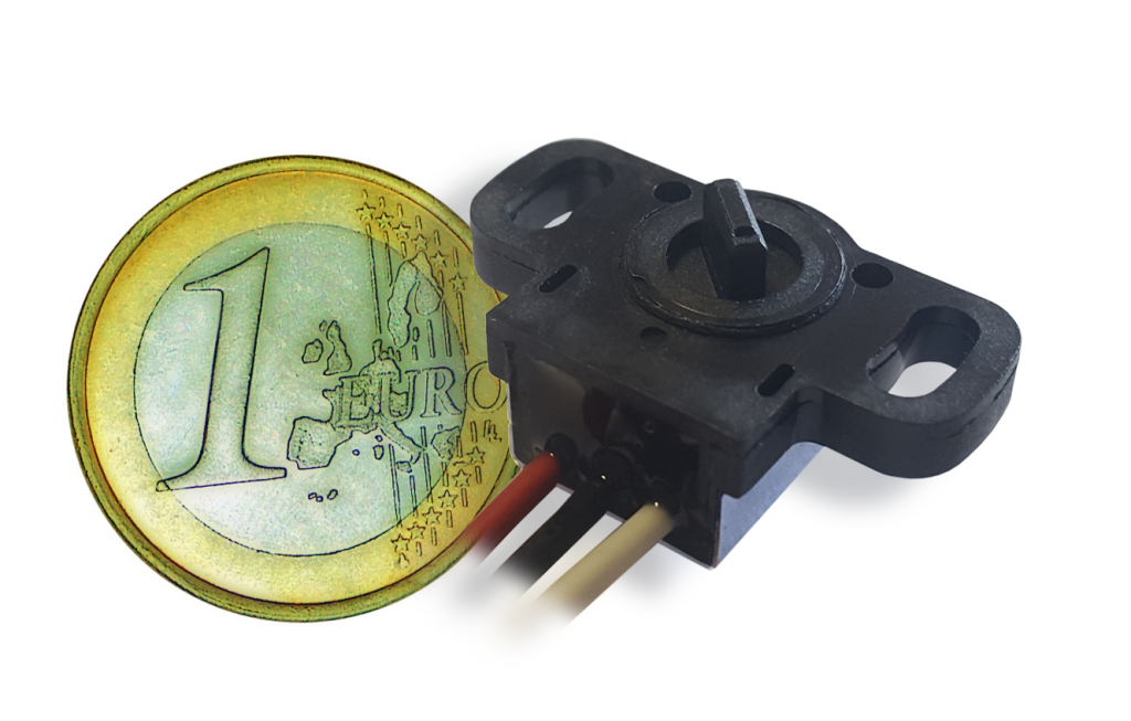 Miniature Halleffect Rotary Position Sensor for space constrain