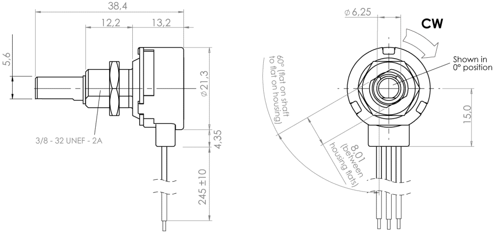 PSE sensor size
